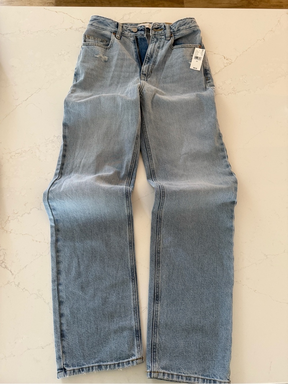 PacSun Light Blue Straight-Leg 90’s Boyfriend Jeans